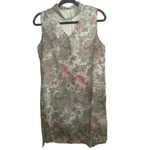 Simply Noelle Shift Dress Sleeveless Keyhole Size S/M 8-10